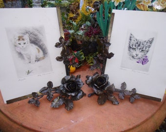Antik 2 Louis Van Boeckel Bilderrahmen Bilderständer Rahmen Bilderrahmen Standbildrahmen Fotoständer Rahmen Rosen  Kunstwerk Kunstschmied