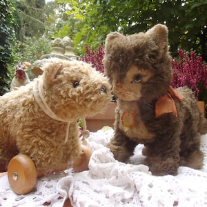 Vintage Steiff Katze Cosy Sulla Kätzchen Kuscheltier Plüschtier