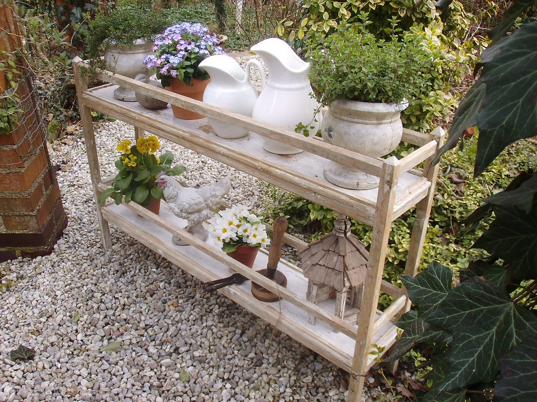 Antik Blumenbank Blumenstnder Pflanzenstnder Blumenetagere Blumentisch  Landhaus Shabby Cottage - Etsy sterreich