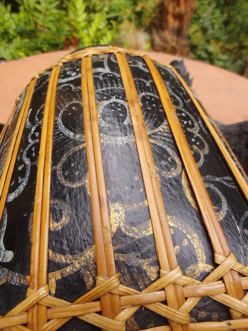 Old Rice Basket Rice Box Rice Box Bamboo Storage Basket Thai Etsy