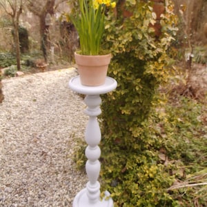 Blumensäule Holzsäule Blumenständer Säule  Landhaus Cottage