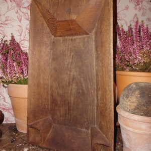 Antik Groß  Holzschaufel Schaufel Holz Holzgerät Wanddeko Küchendeko Ablage Untersetzer Tablett Holztablett  Bauernhaus Landhaus Cottage