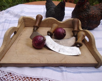 Antique cutting board Cutting board Onion board Weighing knife Wooden board Vegetable board Spices