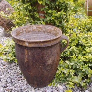 Antique stoneware jug jug pot garden decoration planter jug farmhouse pot storage pot country house cottage