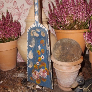 Holzschaufel Schaufel Blumen Bauernmalerei Bayern Bauernhaus Holzdeko Bayern Bauernhof Vintage Landhaus Cottage