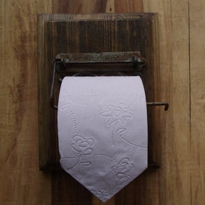 Toilettenpapierhalter Toilettenrollenhalter WC Rollen Halter Rustikal Holz Toilettenpapier Landhaus Cottage