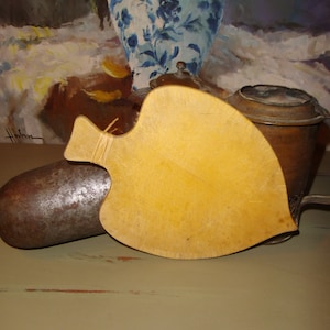 Schneidebrett Holzbrett Küchenbrett Holz Pik Pikform Wanddeko Untersetzer Unterlage Brocante Bauernhaus Cottage Landhaus