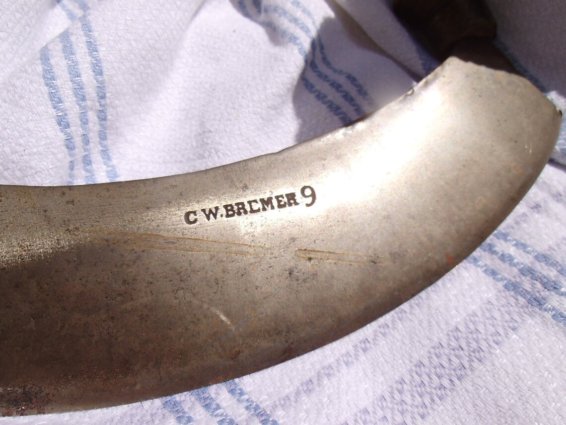 Antique Chopping Knife Herb Cradle Chopping Knife Cutting Knife Cottage