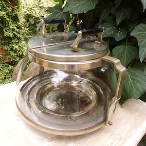 Antik Jugendstil Bonboniere Gebäckdose Keksdose Glasdose 1900 Rarität Brocante Landhaus Cottage