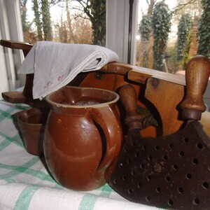 Antik Hobel Gurkenhobel Krauthobel Cottage Landhaus Küchendeko Brocante Wanddeko Bauernhaus