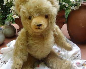 Vintage Teddybär Bär Bärenfigur Teddy Spielzeug Bären Landhaus Cottage