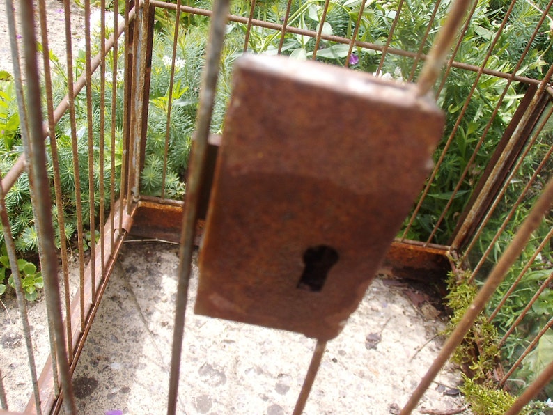 Bird Cage Rust Garden 30er Rankhilfe Brocante Shabby Etsy
