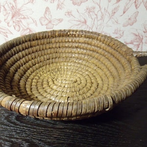 Antik Brotkorb Flechtkorb Korb Gärkorb Antik Handarbeit Lavendelkorb Kräuterkorb Schale Cottage Provence Brocante Shabby Landhaus Küche
