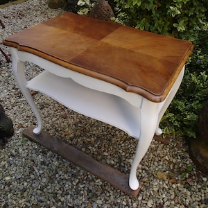 Beistelltisch Tischchen Ilse Möbel  Weiß Teetisch Shabby Brocante Tisch Couchtisch  Landhaus Cottage