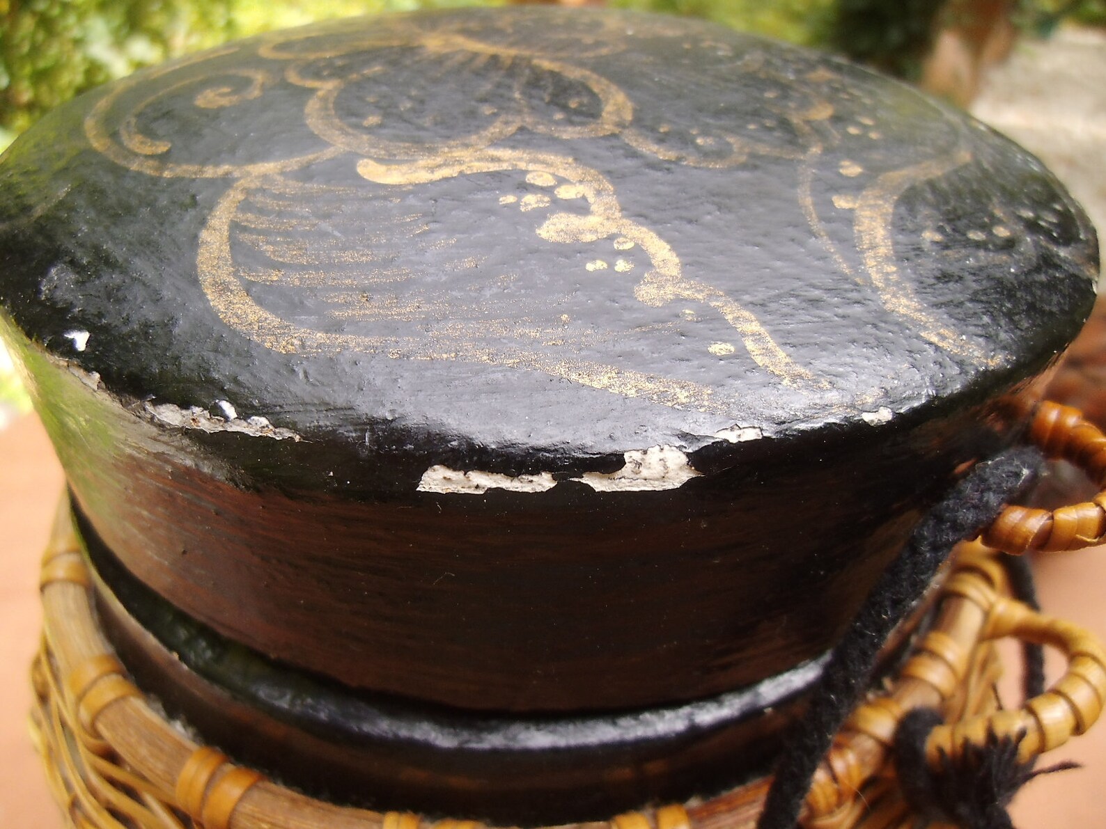 Old Rice Basket Rice Box Rice Box Bamboo Storage Basket Thai Etsy