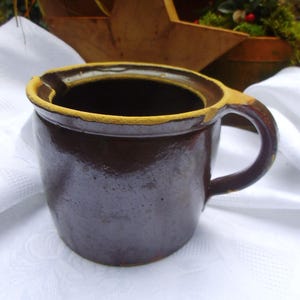 Antique milk pot stoneware pot planter herb pot kitchen decoration country house cottage Bavaria