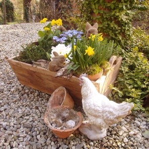 Holzkiste Pflanzkiste Blumenkiste Gartenkiste Holzbehälter Kiste Holz Landhaus Cottage