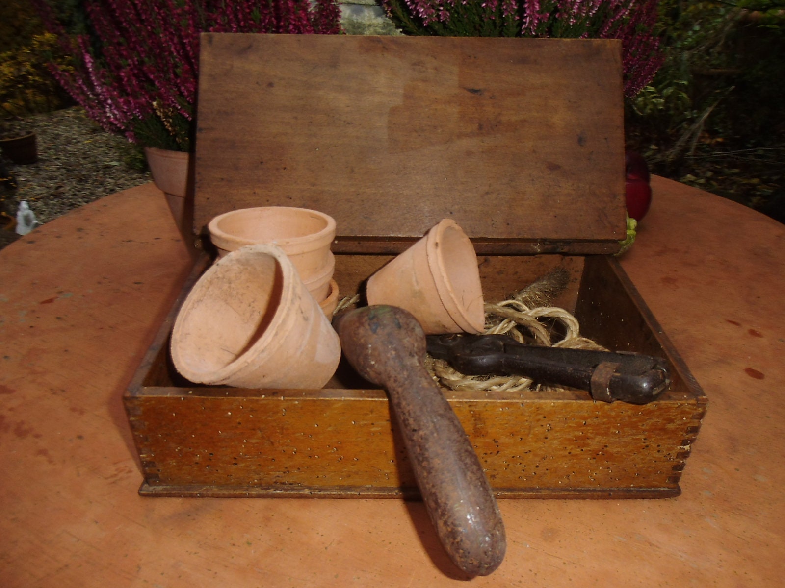 Holzkasten Wichszeug Schuhputzzeug Holz Schuhputzkasten Holzkiste