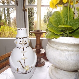 Krug Figurenkrug Figur Karaffe Tonkrug Figurenflasche Flasche Brocante Landhaus Cottage