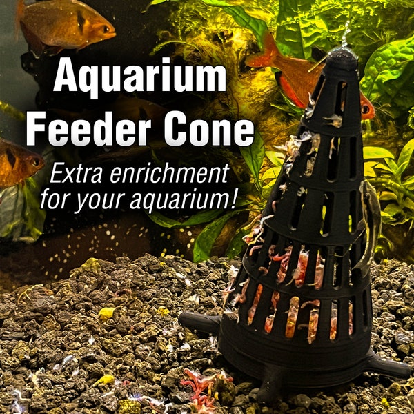 Aquarium Feeder Cone -- Enrich your aquatic life!