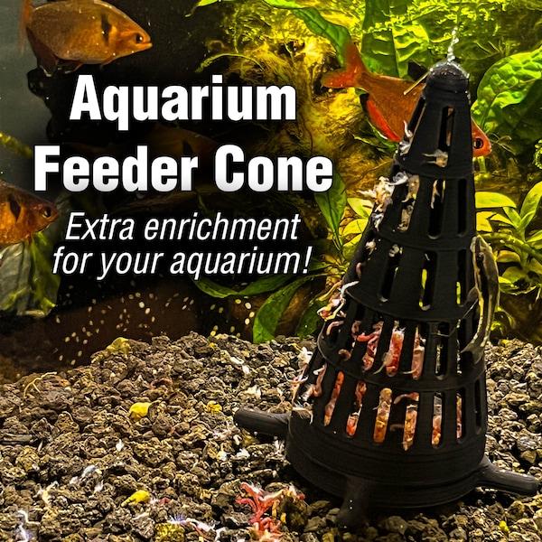 Aquarium Feeder Cone -- Enrich your aquatic life!