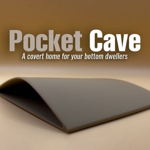 Aquarium Pocket Cave - A covert shelter for your bottom dwellers.