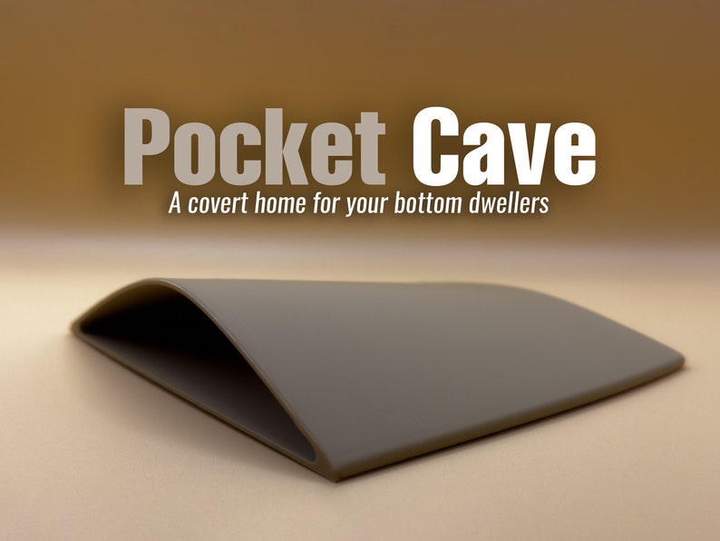 Aquarium Pocket Cave A covert shelter for your bottom dwellers. image 1