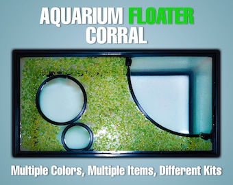 Aquarium Floating Plant Corral - Including Rigid Plastic Corrals, Airline Corrals, and Fish Portals!