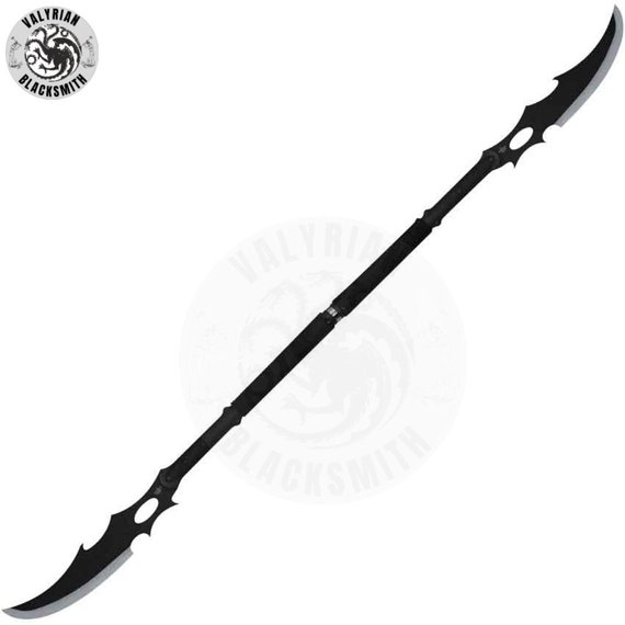 Dark Reaper Bladed Staffdual Short Sword Combine Into One - Etsy