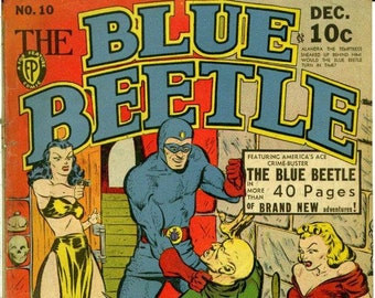 Blue Beetle #10 / Fox Feature Syndicate / Diciembre 1941 / Inglés / Superhéroe / Descarga digital / PDF