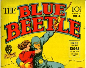 Blue Beetle #4 Version 1 | Fox Feature Syndicate | Fall 1940 | English | Superhero | Digital Download | PDF