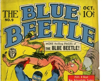 Blue Beetle #9 / Fox Feature Syndicate / Octubre 1941 / Inglés / Superhéroe / Descarga digital / PDF