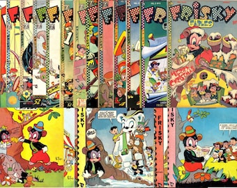 Frisky Fables Comics Collection | Novelty Press | Vintage Fantasy Comic Book | 1945 - 1949 | Digital Download | PDF