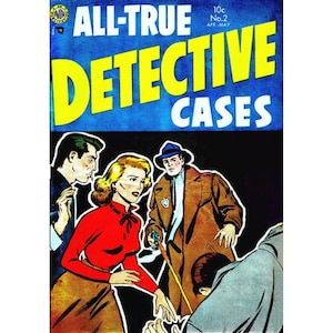Samling av alla True Detective Cases | Avon Periodicals | Vintage Crime-serietidning | April 1954 - Augusti 1954 | Digital nedladdning | PDF