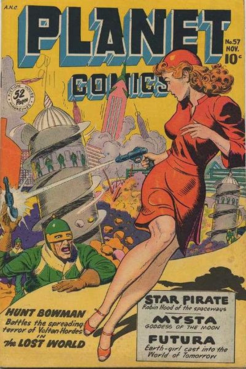 Planet Comics Collection Vol 3 of 3 | Vintage Sci-fi Comic Book | Nov ...