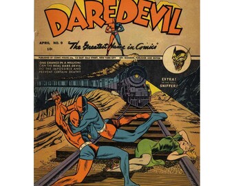 Daredevil Comics No9 | Lev Gleason / Comic House | 1942 | English | Superhero | Digital | PDF