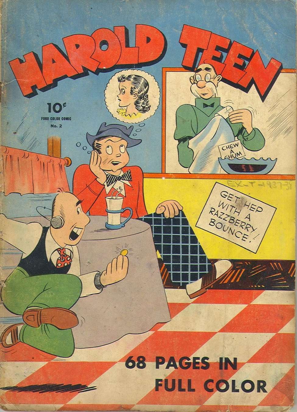 Harold Teen | Dell Comics/Western Publishing | Vintage Humor Comic Book | 1942 | English | Digital Download | PDF