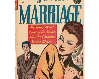My Secret Marriage No4 | Superior Publishers | Vintage Romance Comic Book | November 1953 | English | Digital Download | PDF
