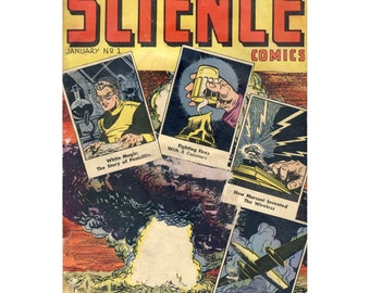 Collection de bandes dessinées scientifiques | Ace Magazines | Bande dessinée vintage | Janvier 1946 - septembre 1946