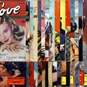 Love Experiences Collection | Ace Magazines | Vintage Comic Book | Oct 1949-June 1956 | English | Romance | Digital Download | PDF