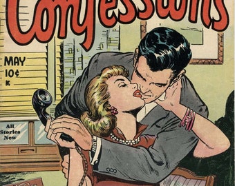 Diary Confessions No9 | Stanley Morse (Key) | Vintage Romance Comic Book | May 1955 | English | Digital | PDF