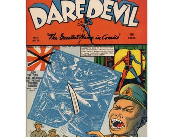 Daredevil Comics No10 | Lev Gleason / Comic House | 1942 | English | Superhero | Digital | PDF