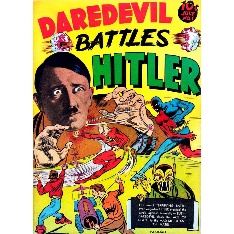 Daredevil Comics No1 Lev Gleason / Comic House 1941 English Superhero Digital PDF image 1
