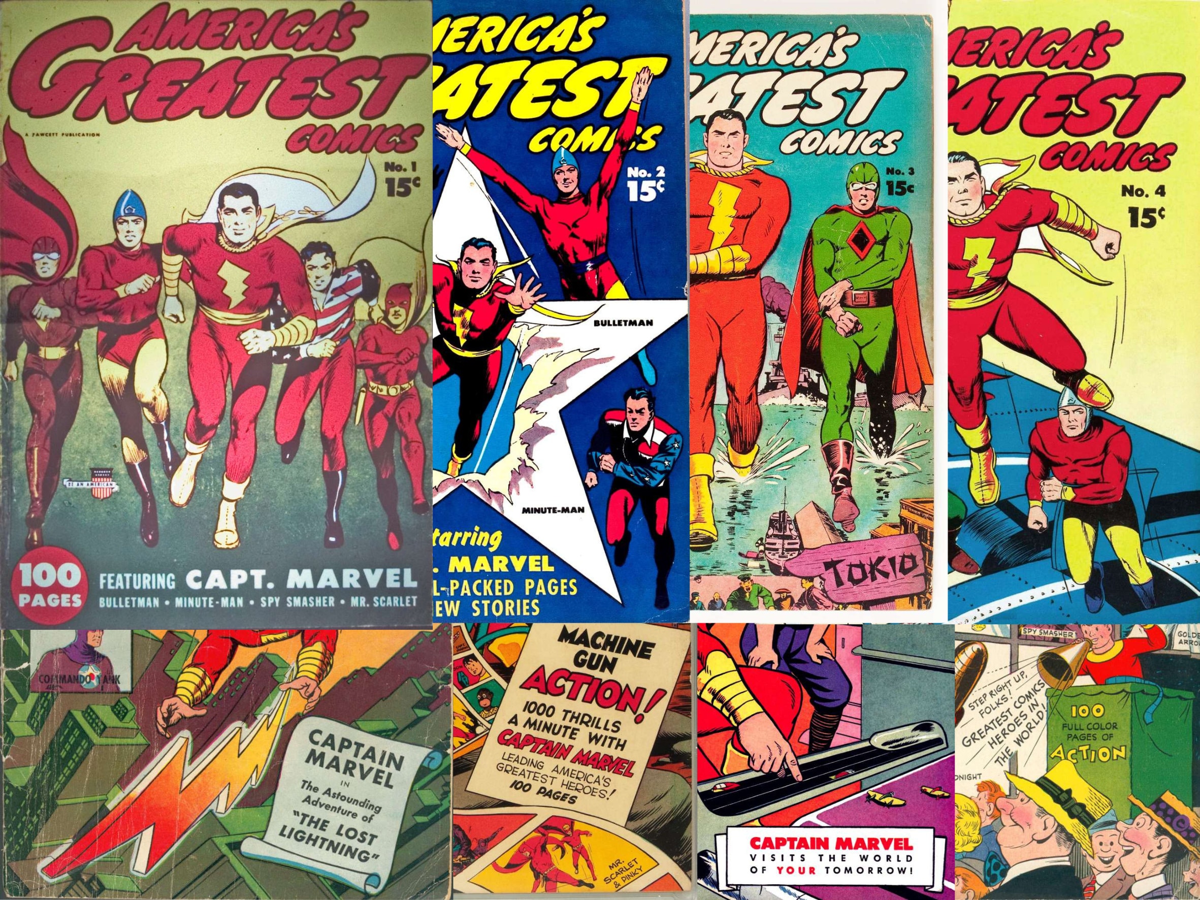 America's Greatest Comics Collection | Fawcett | Vintage Superhero