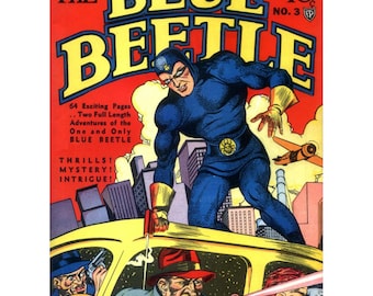 Blue Beetle #3 | Fox Feature Syndicate | July-August 1940 | English | Superhero | Digital Download | PDF