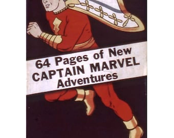 Captain Marvel Adventures No1 / Cómic de superhéroes vintage / Marzo de 1941