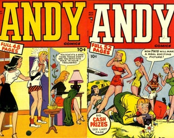 Andy Comics Collection | Ace Magazines | Vintage Humor Comic Book | 1948 | English | Digital | PDF