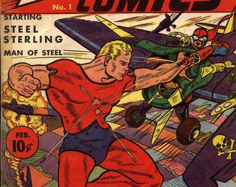 Zip Comics No1 | M. L. J. Magazines Inc. | February 1940 | English | Superhero | Digital | PDF