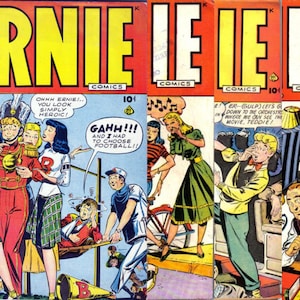 Ernie Comics Collection | Ace Magazines | Vintage Humor Comic Book | 1948 - 1949 | English | Digital Download | PDF