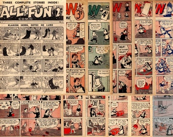 All Fun Collection | UK Comic Books | Vintage Comic | 1940 - 1949 | English | Humor | Digital Download | PDF